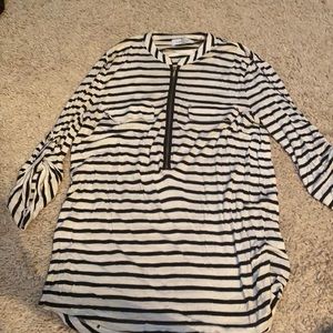 Calvin Klein Zip front top